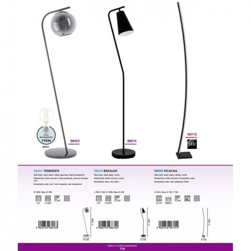 Світильник вуличний Trio 209660130 CANNING