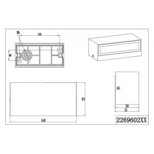 Світильник вуличний Viokef 4053601 PAROS