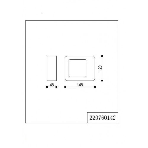 Світильник вуличний Viokef 4036702 CAVO