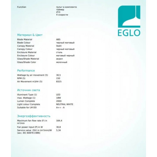 Вбудований світильник Eglo 99574 ARACENA