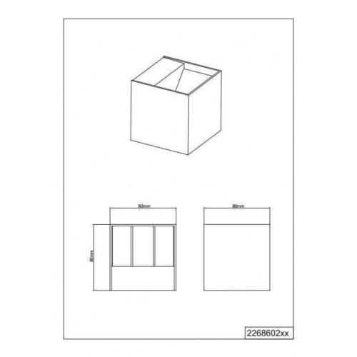 Світильник вуличний Trio 227860242 SACRAMENTO