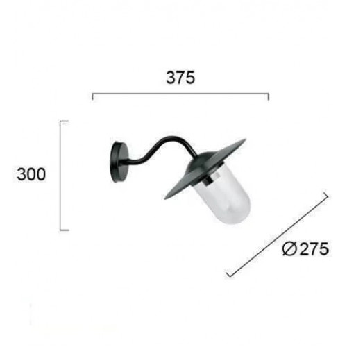 Світильник вуличний Viokef 4038400 SOTRIS