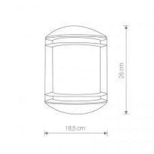Світильник вуличний Searchlight 5008-2-LED METRO