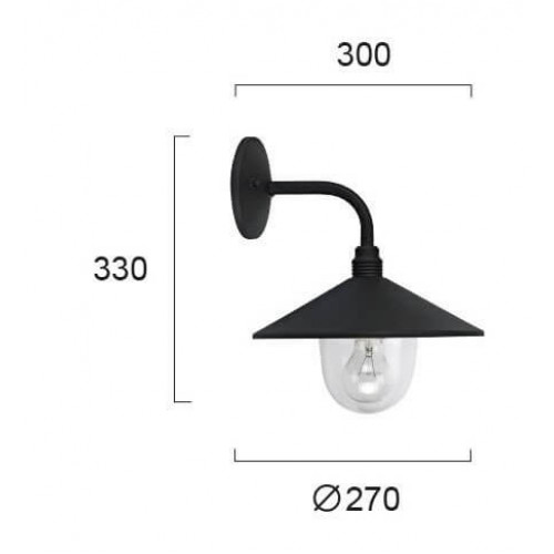 Світильник вуличний Viokef 4178200 PILOS