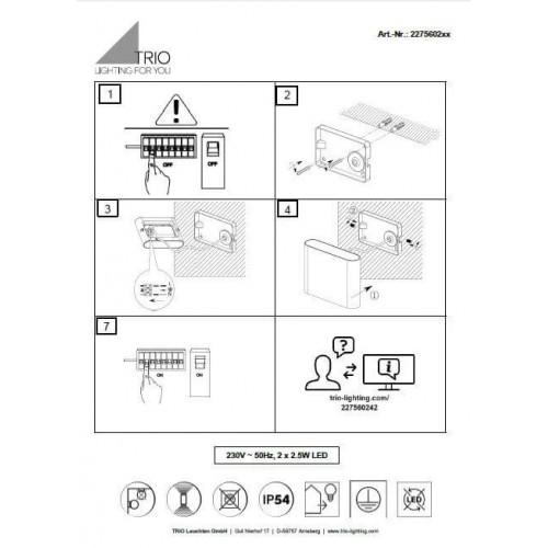 Світильник вуличний Viokef 4176400 MARC