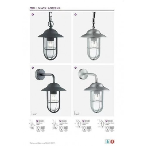 Світильник вуличний Trio 224060242 HOOSIC