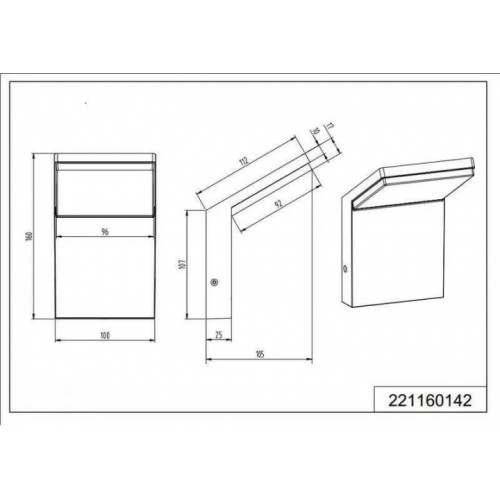 Світильник вуличний Viokef 4137200 CAMPANA