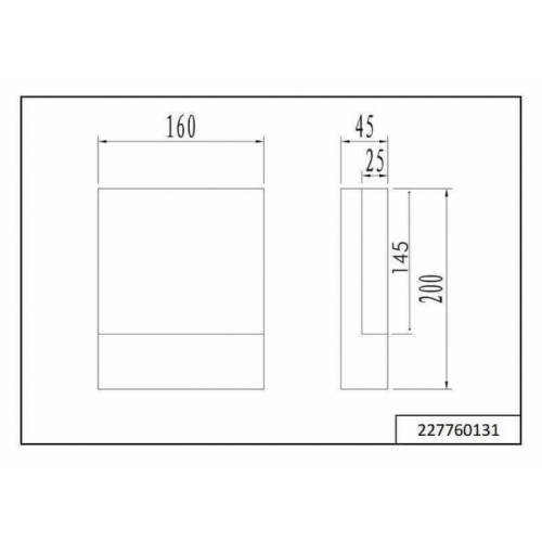 Світильник вуличний Trio 227760142 PECOS