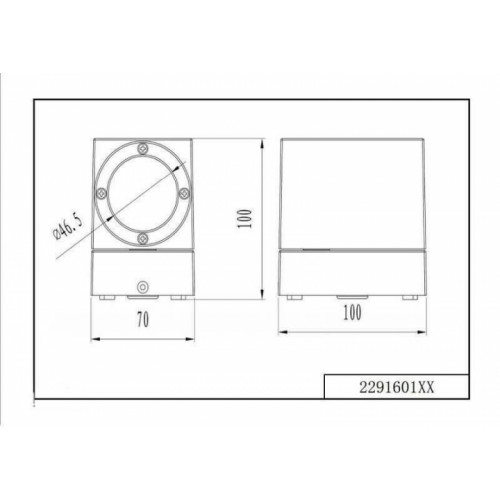 Настінний вуличний світильник TRIO TIBER 229160101