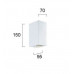 Світильник вуличний Viokef 4099401 TILOS