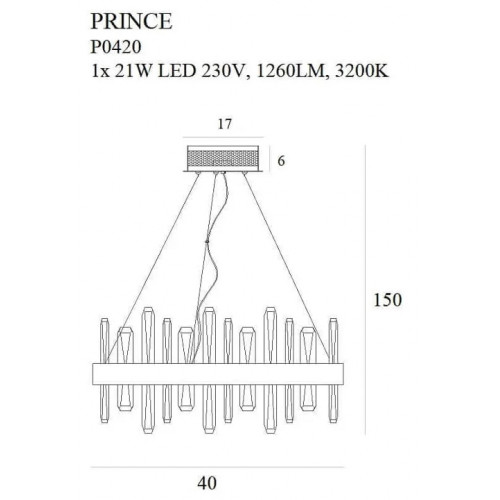 Вбудований світильник MAXlight H0074 TIME