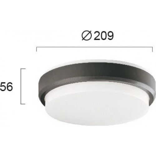 Світильник вуличний Searchlight 58321BK COPENHAGEN