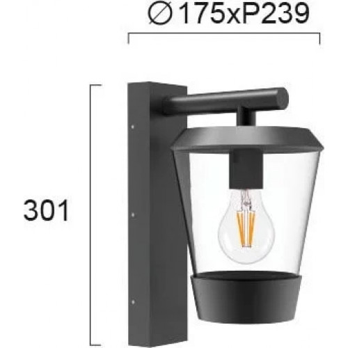Світильник вуличний Viokef 4242500 SIRIO