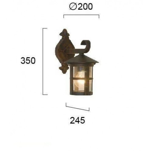 Світильник вуличний Viokef 4088500 SKIATHOS