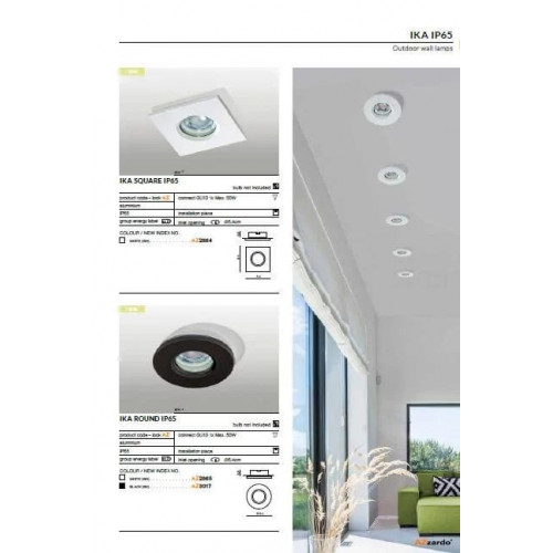 Вбудований світильник AZzardo AZ2865 IKA