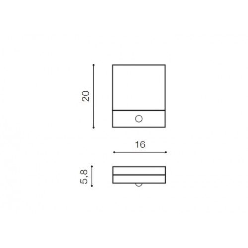 Світильник вуличний Azzardo AZ4360 CIVITA, SENSOR
