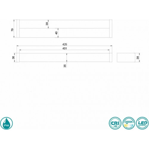 Вбудований світильник Norlys 1553ST RENA