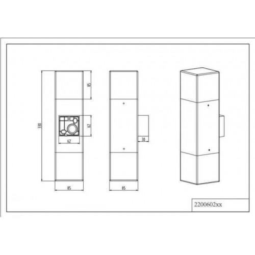 Світильник вуличний Nordlux 74461031 VEJERS