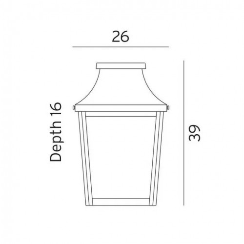Світильник вуличний Norlys 497B LONDON