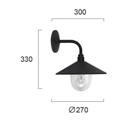 Світильник вуличний Viokef 4178200 PILOS