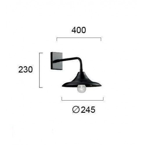 Світильник вуличний Viokef 4126500 MALTA