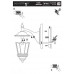Світильник вуличний Searchlight 82531BK BEL AIRE