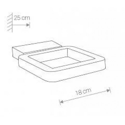 Світильник вуличний Searchlight 7008-2BK-LED METRO