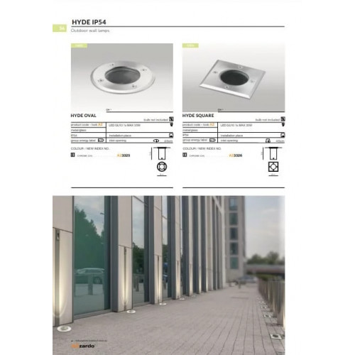 Вбудований світильник AZzardo AZ3326 HYDE