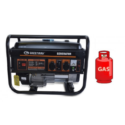 Генератор ГАЗ/бензиновий GREENMAX MB3900B 2.8/3.0 кВт з ручним запуском