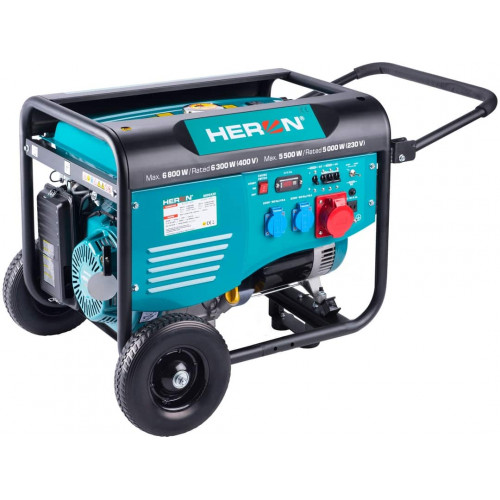 Бензиновий трифазний генератор HERON 8896418 6,3 kW