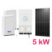 Комплект Інвертор + Акумулятор + Сонячна панель Deye 5 kW