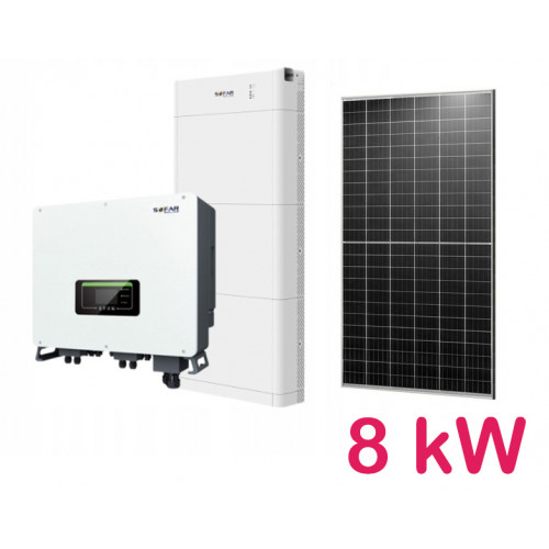 Комплект Інвертор + Акумулятор + Сонячна панель Sofar 8 kW
