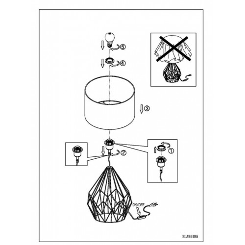 Світлодіодний лінійний світильник Eglo SEALZA 65177