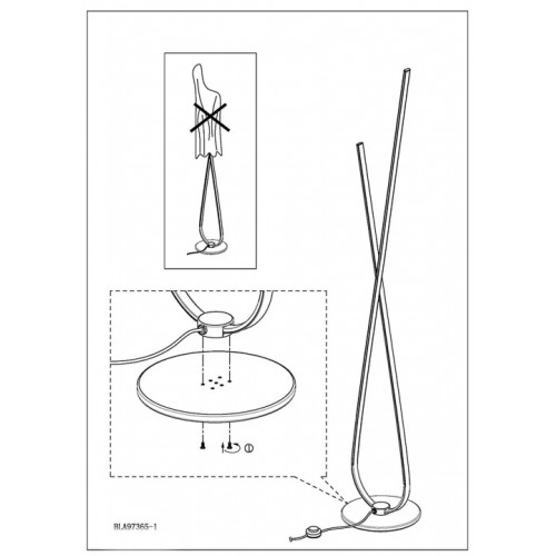 Врізний світлодіодний лінійний світильник Eglo SEALZA 65159