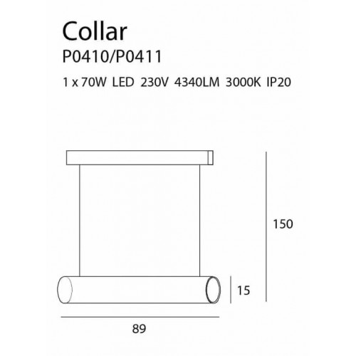 Світлодіодний лінійний світильник MAXlight LINEAR C0190D