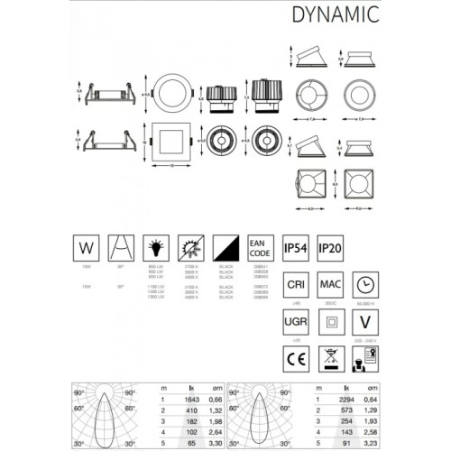 Модуль світильника Ideal Lux DYNAMIC 208558