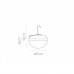 Набор для підвісу Ideal Lux FLUO KIT PENDANT SINGLE CABLE 5 MT 243665