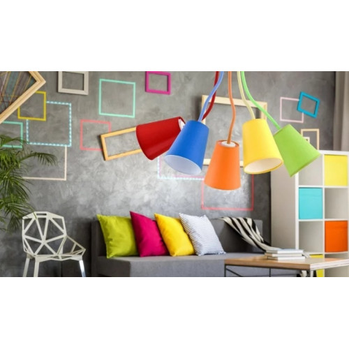 Люстра TK Lighting WIRE COLOUR 2107