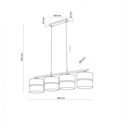 Люстра TK Lighting NICOL 4802