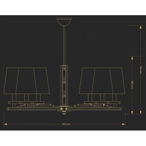 Люстра Kutek NATALIA NAT-ZW-6(N/A)