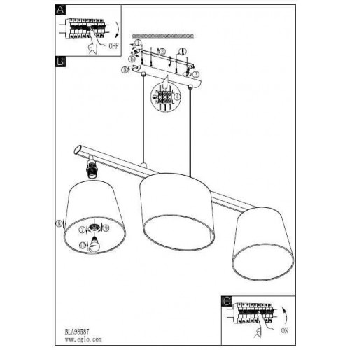 Люстра Eglo ALMEIDA 98587