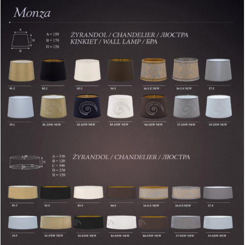 Люстра Kutek MONZA MON-ZW-8(P/A)