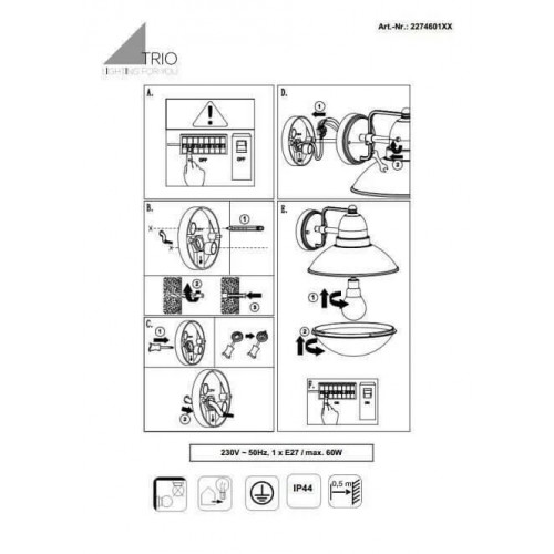 Люстра CosmoLight DOHA P06285NI-BK