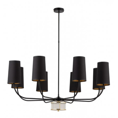 Люстра Kutek PESARO, чорна матова, 98 см