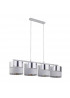 Люстра TK Lighting HILTON SILVER 4177