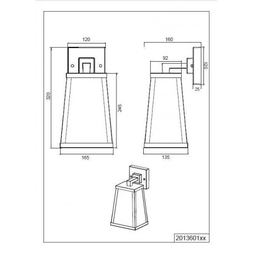 Люстра CosmoLight BERLIN P03967CH-BK