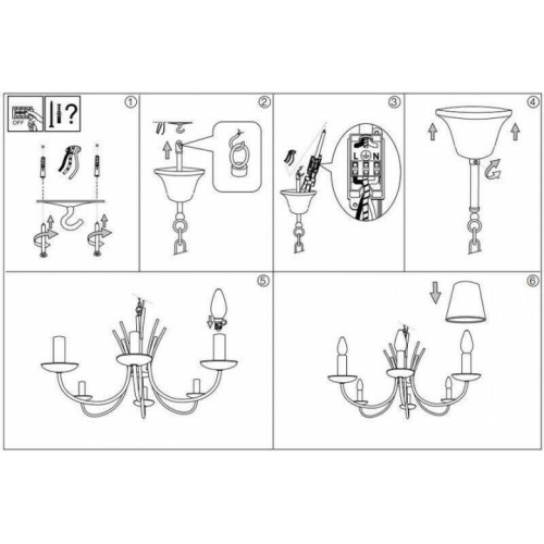 Люстра Ideal Lux SPIGA 168821