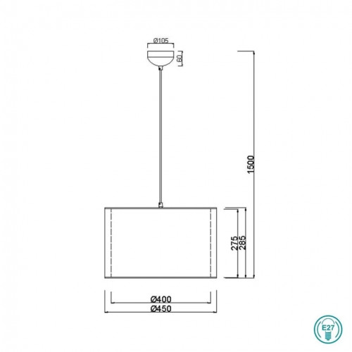 Люстра Trio BURTON 311400132