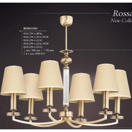 Люстра Kutek ROSSANO ROS-ZW-6(Z/A)