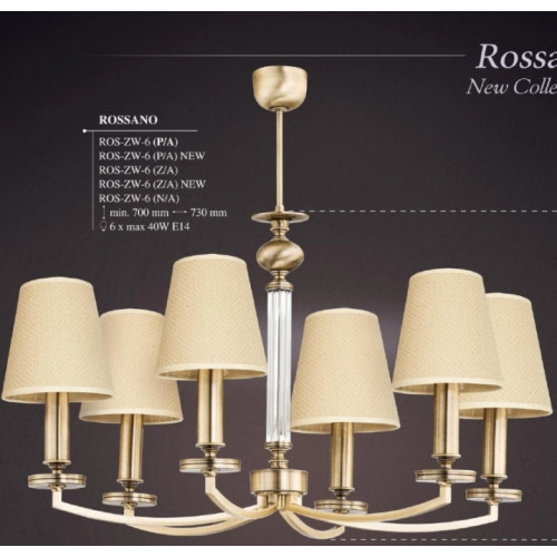 Люстра Kutek ROSSANO ROS-ZW-6(Z/A)